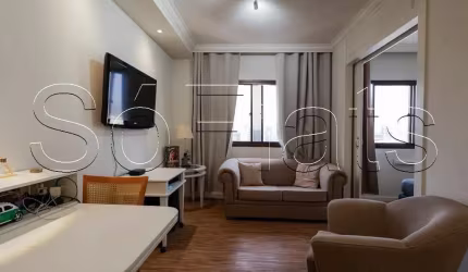 Apto no The World disponível para locação com 30m², 01 dormitório e 01 vaga de garagem.