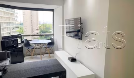 Flat no Royal Ibirapuera Park com boa localização ao lado do Ginásio Ibirapuera, para locação.