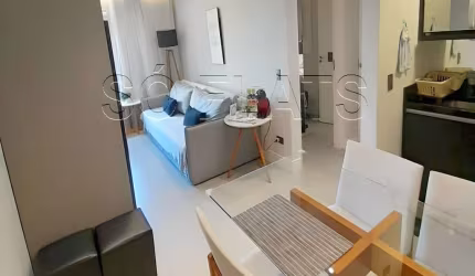 Flat São Paulo Suíte Service disponível para venda com 37m², 1 dormitório e 1 vaga de garagem