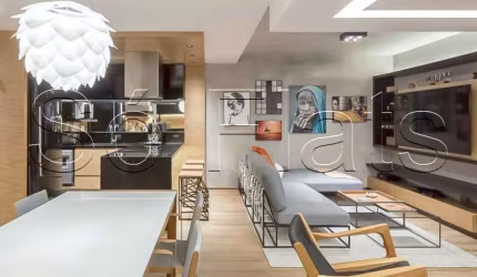 BHD Ibirapuera, Apto disponível para venda com 118m², 1 dormitório e 2 vagas de garagem