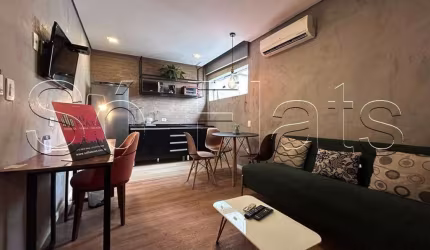 Heritage Residence, flat na Consolação disponível para locação contendo 36m² e 1 dormitório.