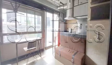 Studio Diseno Pinheiros disponível para venda com 39m², 1 dormitório e 1 vaga de garagem.