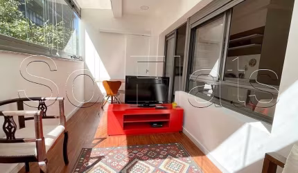 Studio Diseno Pinheiros disponível para venda com 32m², 1 dormitório e 1 vaga de garagem.