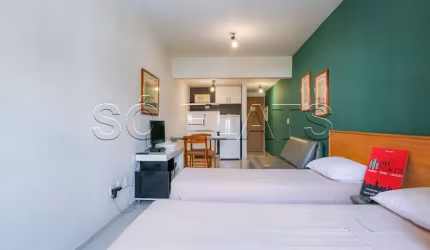 Flat Waldorf disponível para venda com 28m², 1 dormitório e 1 vaga de garagem