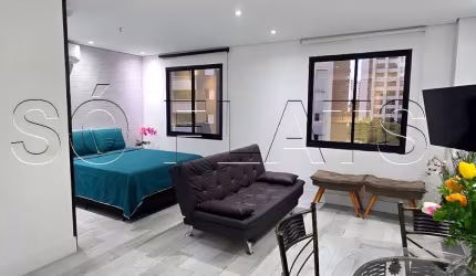 Flat Adagio Moema,. disponível para venda com 37m², 1 dormitório e 1 vaga de garagem