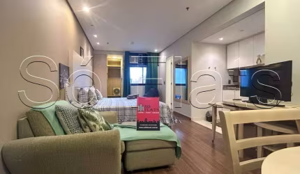 Flat São Paulo Nações Unidas, disponível para venda com 27m² e 01 vaga de garagem