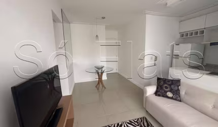 Residencial Wonder Morumbi, flat disponível para locação contendo 2 dormitórios e 1 vaga de garagem.