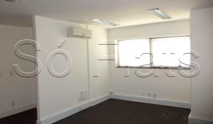 Sala Comercial Vila Olímpia Offices, sala disponível para locação com 112m² e 04 vagas de garagem.
