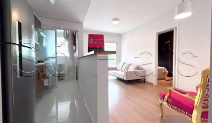 Apto no Ciragan disponível para locação com 55m². 1 dormitório e 1 vaga próximo da Avenida Paulista.
