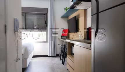 Residencial Haus Mitre Platô Ipiranga, apto no modelo Studio com 19m² e 1 dormitório.