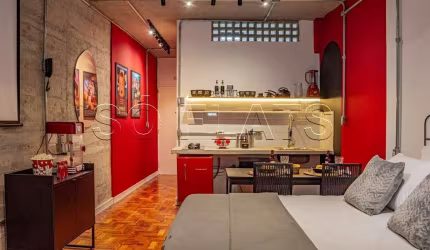 Edifico Copan, Studio disponível para venda com 30m² e 1 dormitório