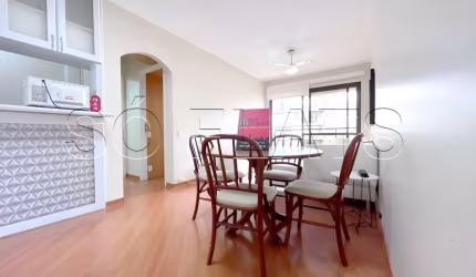 Flat disponível para locação bem localizado ficando próx da Av. Paulista e Metrô Trianon.