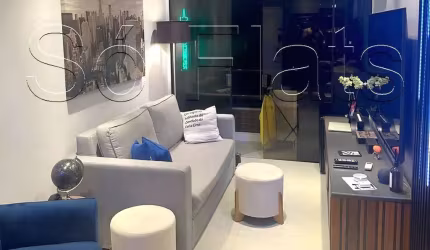 Flat West Side disponível para venda com 42m², 01 dormitório e 01 vaga
