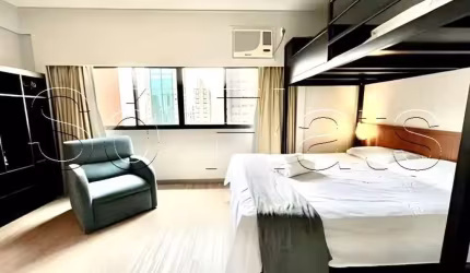 Flat Live Lodge disponível para venda com 27m², 01 dorm e 01 vaga de garagem