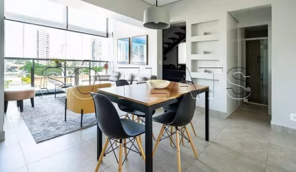 Residencial Vox na Vila Olímpia, disponível para locação com 70m², 1 dormitório e 1 vaga de garagem