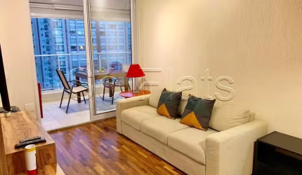 Apto no Residencial Bela Cintra contendo 50m², 1 dormitório e 1 vaga de garagem.