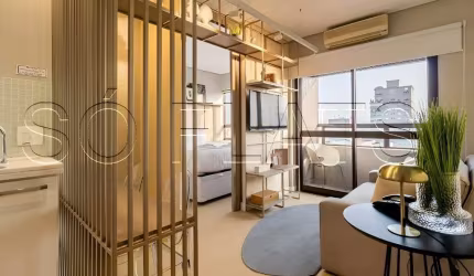 Apto no Quality Paulista disponível para locação com 29m² 01 dormitório e 01 vaga de garagem.