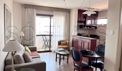 Flat Paulista Wall Street, disponível para venda com 47m², 1 dormitório e 1 vaga