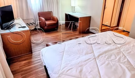 Apto Wyndham São Paulo Berrini disponível para locação com 29m², 01 dormitório e 01 vaga de garagem.