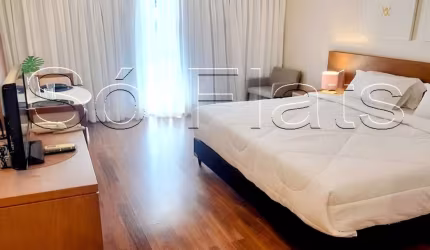 Apto disponível para locação no Grand Plaza Paulista com 31m² 1 dormitório e 1 vaga.