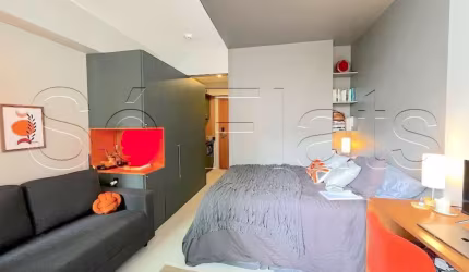 Studio Terrae, studio com 24m², disponível para locação na Vila Madalena.