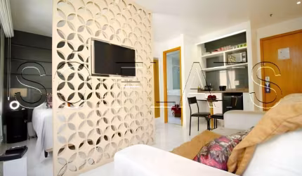 Flat Transamérica Jardins para venda com 28,9m², 1 dormitório e 1 vaga de garagem