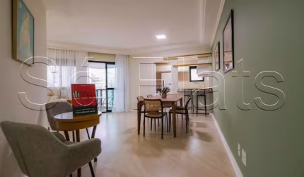 Flat no Paradise Garden disponível para locação contendo 81m², 2 dorms e 2 vagas.