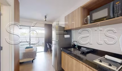 Studio VN Álvaro Rodrigues, apto disponível para locação contendo 32m² e 1 dormitório.