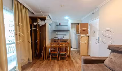 Flat Quality Bela Cintra disponível para venda com 44m², 1 dormitório e 1 vaga de garagem