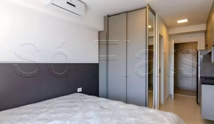 Studio Go Campo Belo, apartamento disponível para locação com 25m² e 1 dormitório