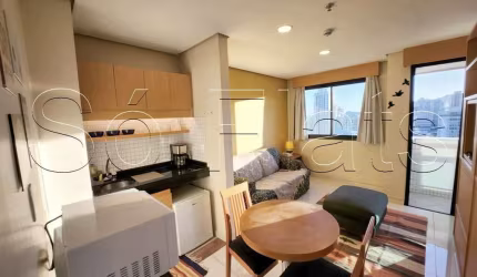 Flat Santana Gold, disponível para venda com 33m², 1 dormitório e 1 vaga de garagem
