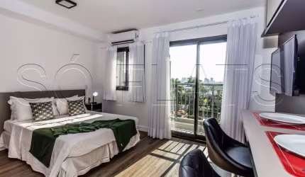 Studio Is Moema disponível para venda com 26m², 01 dormitório