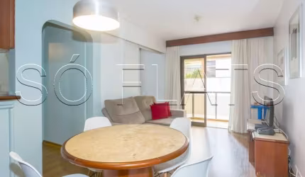 Apto disponível para locação no New Star, contendo 45m², 01 dormitório e 01 vaga.