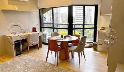 Apto no Address, disponível para locação com 42m², 1 dormitório e 1 vaga de garagem.