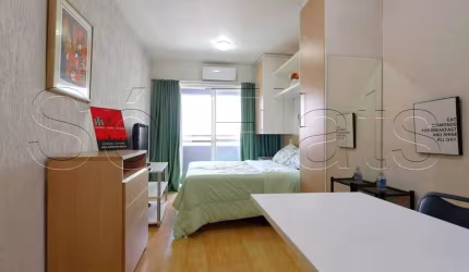 New Studio, studio com 1 dormitório e 1 vaga próximo a Faria Lima, disponível para locação.
