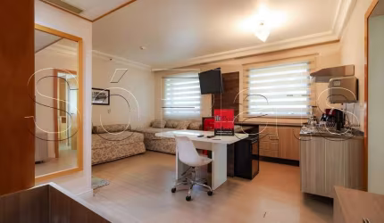 Flat Tryp Higienópolis disponível para venda com 43m², 02 dorms e 01 vaga de garagem