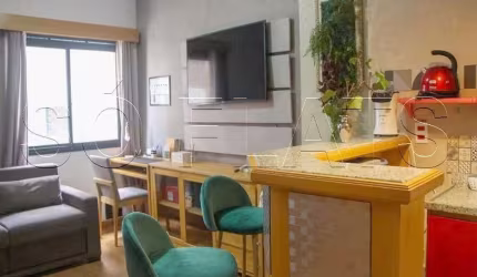 Flat Hampton Park, disponível para venda com 31m², 1 dormitório e 1 vaga de garagem