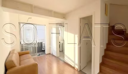 Duplex Top Tower Pinheiros, apartamento disponível para venda com 44m², 1 dormitório e 1 vaga