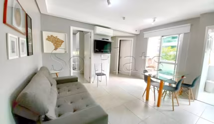 Flat Quality Bela Cintra disponível para venda com 48m², 2 dorms e 1 vaga de garagem