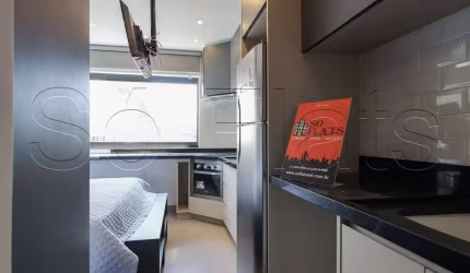 Studio Apamas, flat disponível para locação contendo 28m² e 01 dormitório.