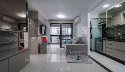 Espaço Alpha, apto disponível para locação com 57m², 02 dormitórios e 01 vaga de garagem.