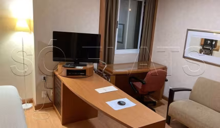 Flat Wyndham São Paulo Paulista disponível para venda com 27m², 1 dormitório e 1 vaga de garagem