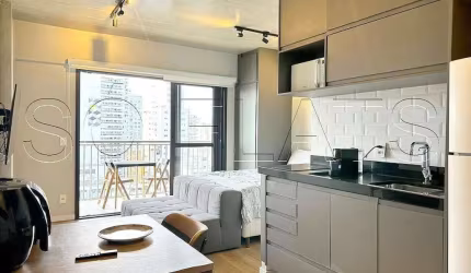 Studio no Residencial BK30 no centro da cidade disponível para venda com 30m² e 1 dorm.
