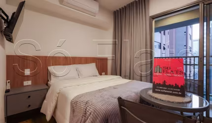 Apartamento totalmente mobiliado para locação no Paraíso.