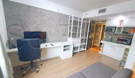 Flat no Melia Ibirapuera para locação com 30m², 1 dormitório e 1 vaga em Moema.