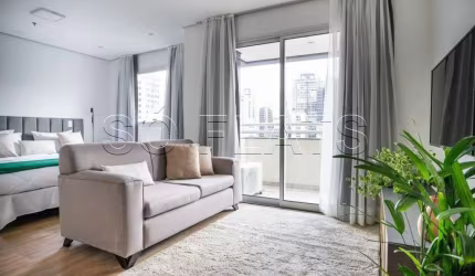 Saint Charbel, apto disponível para locação contendo 36m², 1 dormitório e 1 vaga.