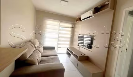 Residencial Host Paraíso, apto disponível para locação contendo 55m², 2 dormitórios e 1 vaga.