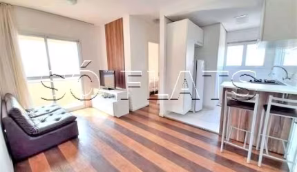 Flat próx a Av Sumaré, a PUC e ao Hospital Samaritano com entrada imediata e sem fiador.
