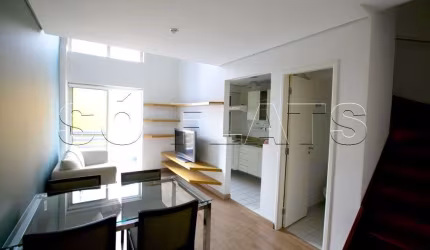 Lindo duplex totalmente mobiliado ao lado da Av Hélio Pellegrino e próx ao Pq Ibirapuera..