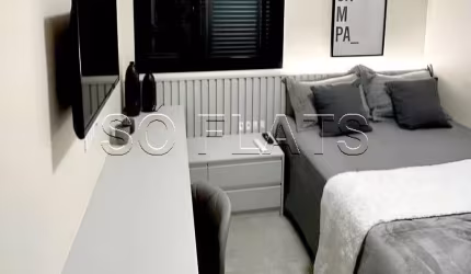 Flat no Paraíso, com 02 dorms, com fácil acesso tanto para a Paulista quanto para o Pq do Ibirapuera